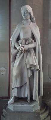 Statue of Joan of Arc in Notre Dame de la Gare