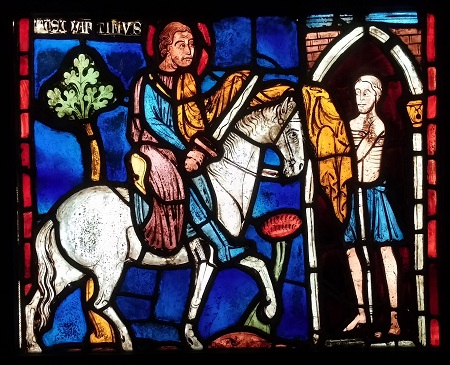 Saint Martin stained glass