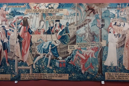 Saint Stephen and the tempest tapestry