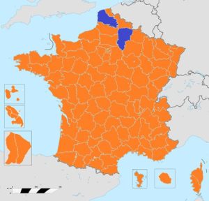 French 2017 presidential map